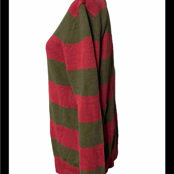 A Nightmare on Elm Street Sweater Mens Small Freddy Krueger Halloween Red/ - Picture 2 of 6